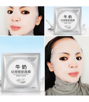 Masque de Lait - Masque hydratant naturel - Masque en tissu 30g