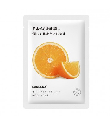 Masque Orange - Masque hydratant naturel - Masque en tissu 25ml