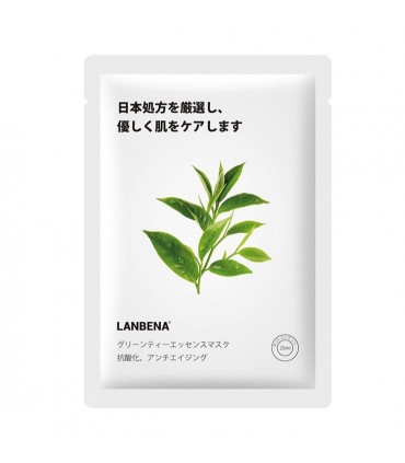 Masque Thé Vert - Masque hydratant naturel - Masque en tissu 25ml