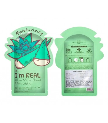 Masque Tony Moly - Masque Aloe Véra - Masque hydratant naturel - Masque en tissu 21ml