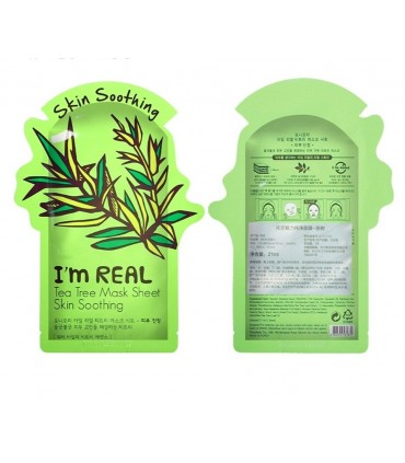 Masque Tony Moly - Masque Thé Vert - Masque hydratant naturel - Masque en tissu 21ml