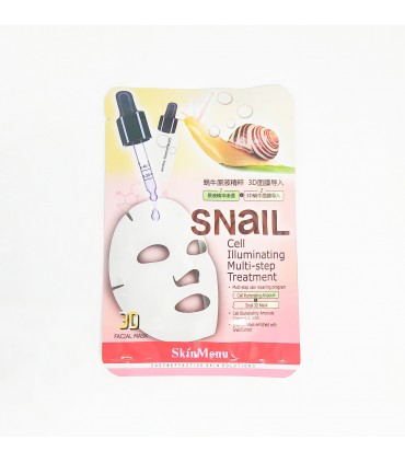 Masque bave d'Escargot - Masque hydratant naturel - Masque en tissu 25ml