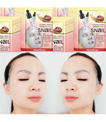 Masque bave d'Escargot - Masque hydratant naturel - Masque en tissu 25ml