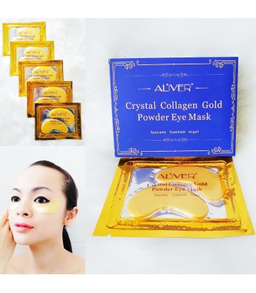 Masque patch yeux Or 24K au Collagène - Masque patch gel - Masque Collagène ( 6g )