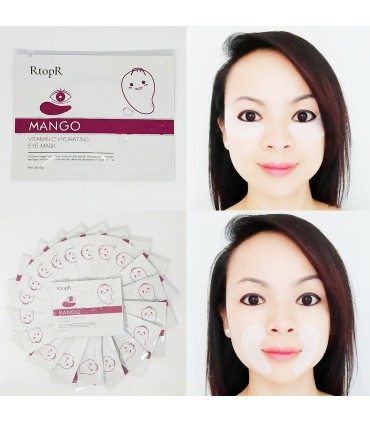 Masque patch yeux Mango - Masque patch gel - Masque Vitamine C ( 6g )