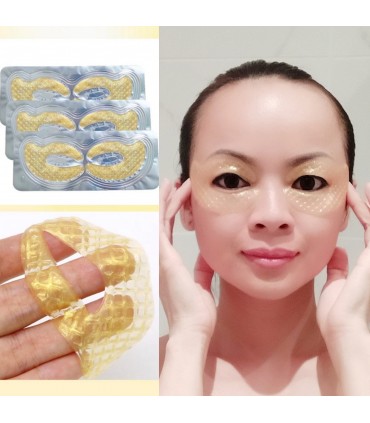 Masque contour yeux Crystal Collagène - Masque patch yeux -Masque gel patch Collagène