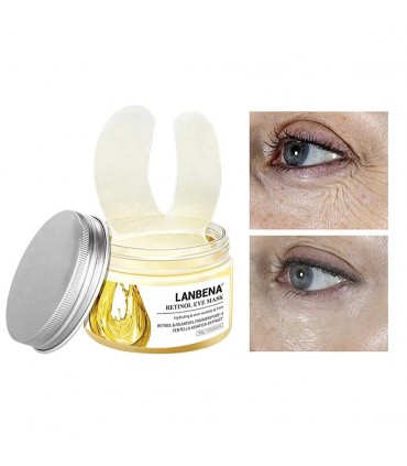 Maque contour yeux Rétinol - Masque patch yeux -Masque hydratant naturel - Masque en tissu ( 50 pièces )