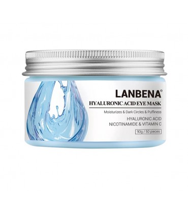 Masque yeux Acide Hyaluronique - Masque patch yeux -Masque hydratant naturel - Masque en tissu ( 50 pièces )