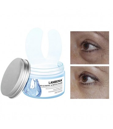 Masque yeux Acide Hyaluronique - Masque patch yeux -Masque hydratant naturel - Masque en tissu ( 50 pièces )