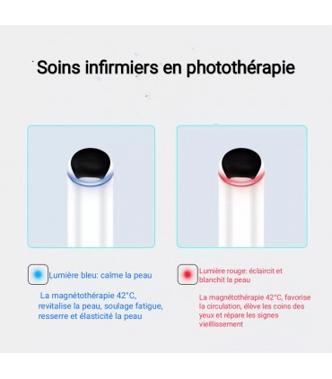 Stylo de massage LED 3D anti-cernes anti-rides les ridules