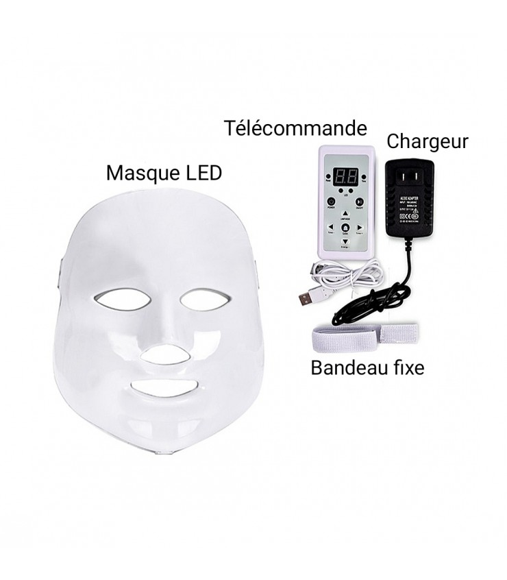 Appareil Anti-rides LED MYTEX-SHOP – Soin Visage Et Cou 3D – Rajeunissement Peau – Neuf