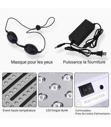 Machine de beauté thérapie LED 3D anti-rides anti-âge rajeunissement