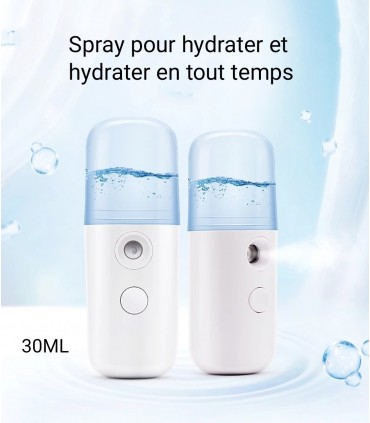 Mini vapeur hydratant, brumisateur portable 30ml