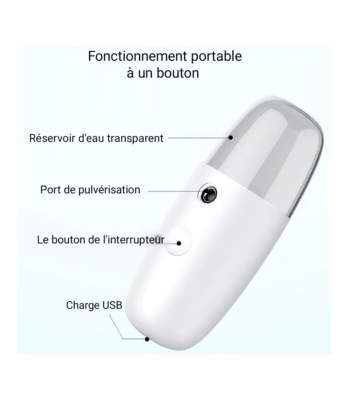 Mini brumisateur Portable Nano pour le visage, pulvérisateur