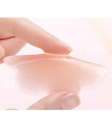 Soutien-gorge adhésifs silicone caché tétons forme rond 6,5cm