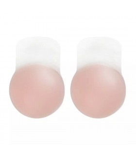 Soutien-gorge adhésifs silicone forme rond 10cm