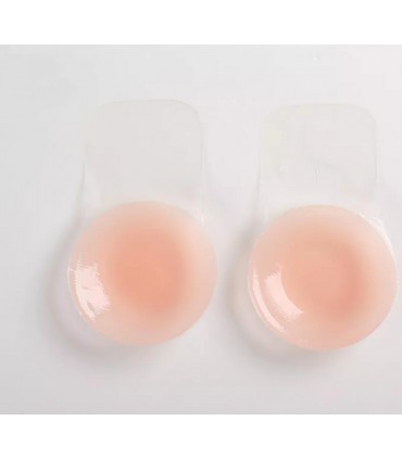 Soutien-gorge adhésifs silicone forme rond 10cm