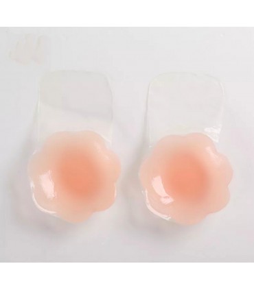 Soutien-gorge adhésifs silicone forme fleur 10cm