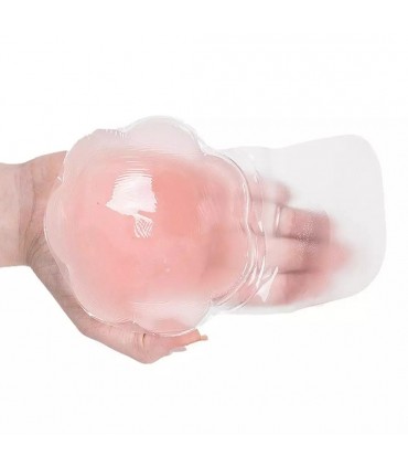 Soutien-gorge adhésifs silicone forme fleur 10cm