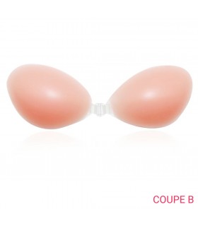 Soutien-gorge adhésif silicone réutilisable Coupe B