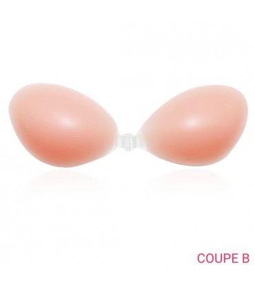 Soutien-gorge adhésif silicone réutilisable Coupe B