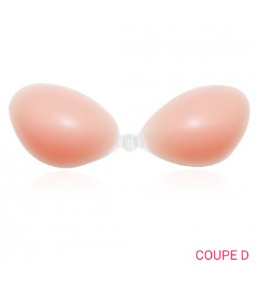 Soutien-gorge adhésif silicone réutilisable Coupe D