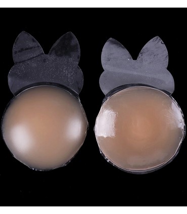 Soutien-gorge adhésifs silicone forme rond 10cm