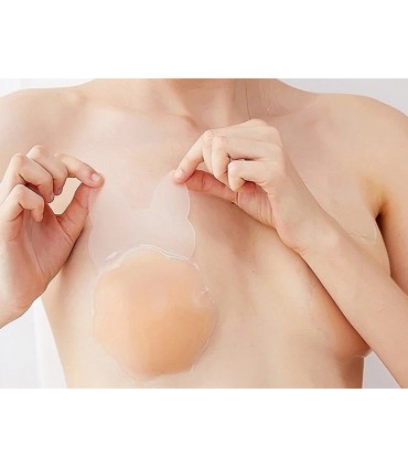 Soutien-gorge adhésifs silicone forme rond 10cm