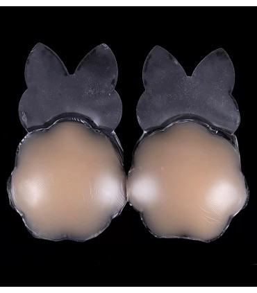 Soutien-gorge adhésifs silicone forme fleur 10cm