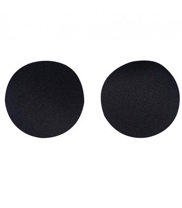 Soutien-gorge adhésifs silicone-tissu forme rond 8,5cm