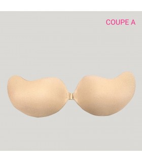 Soutien-gorge adhésifs silicone-tissu réutilisable Coupe A