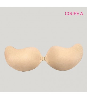 Soutien-gorge adhésifs silicone-tissu réutilisable Coupe A