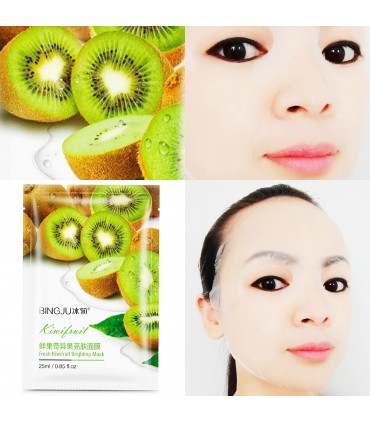 Masque Kiwi - Masque hydratant naturel - Masque en tissu 25ml