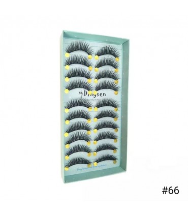 Faux cils naturel 3D - 10 paires
