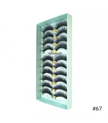 Faux cils naturel 3D - 10 paires