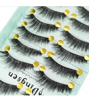 Faux cils naturel 3D - 10 paires