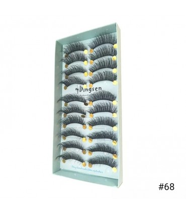 Faux cils naturel 3D - 10 paires