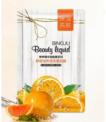 Masque Orange - Masque hydratant naturel - Masque en tissu 25ml