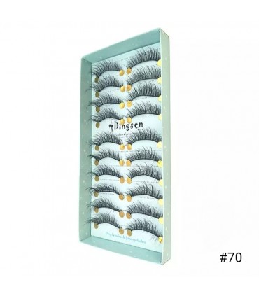 Faux cils naturel 3D - 10 paires