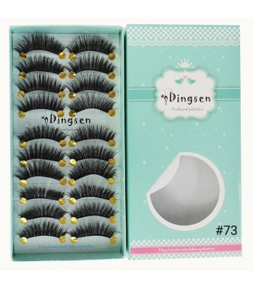 Faux cils naturel 3D - 10 paires