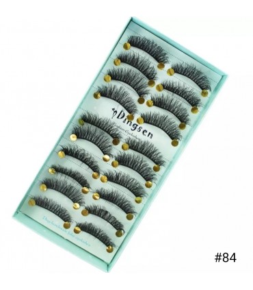 Faux cils naturel 3D - 10 paires